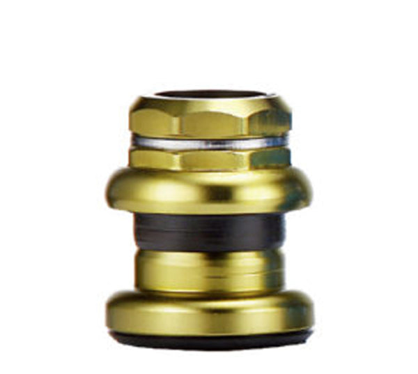 Classic Steel Headset Threaded Headset - 1 inch - gold 