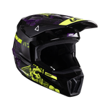 Helmet Moto 2.5 V24 UV schwarz-grün-weiss M