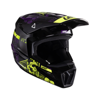 Helm Moto 2.5 V24 UV zwart-groen-wit M
