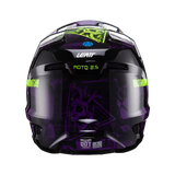 Helmet Moto 2.5 V24 UV schwarz-grün-weiss M