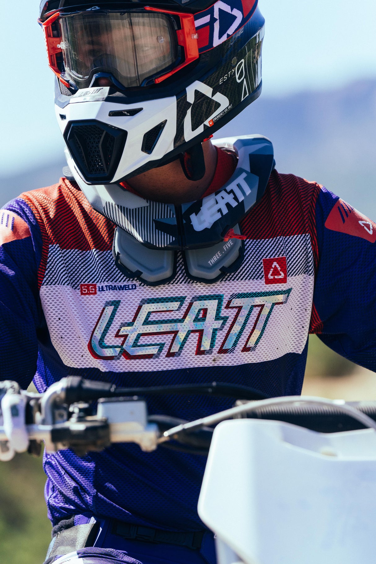 Jersey Moto 5.5 UltraWeld Royal blau-rot-weiss