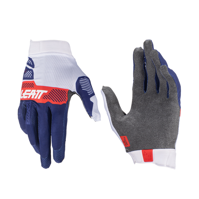 Glove Moto 1.5 GripR blau-weiss-rot