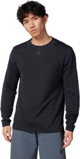 Defend Long Sleeve Jersey - Black