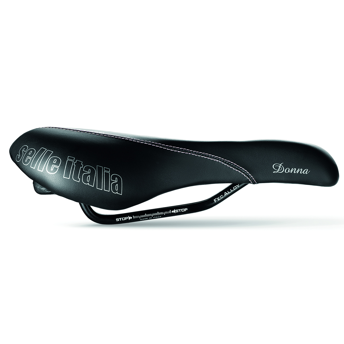 Donna Gel Flow Damen Sattel - Schwarz
