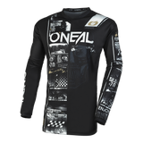 ELEMENT Youth Jersey ATTACK V.23 black/white