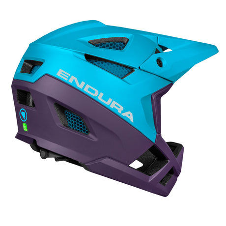 MT500 Full Face Helm - Electric Blue