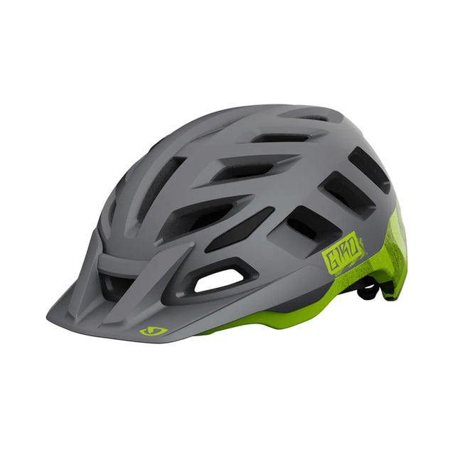Radix Fahrradhelm - Matte Metallic Black/Ano Lime