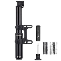 Bomba de mano EnCase System, 85 cc, incl. herramienta para tapones de neumáticos, soporte para cuadro 