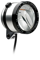 Edelux II LED-Scheinwerfer für Nabendynamos-silber eloxiert