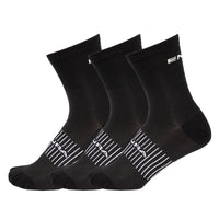 Coolmax® Race Socks (Three Pack) - Black 