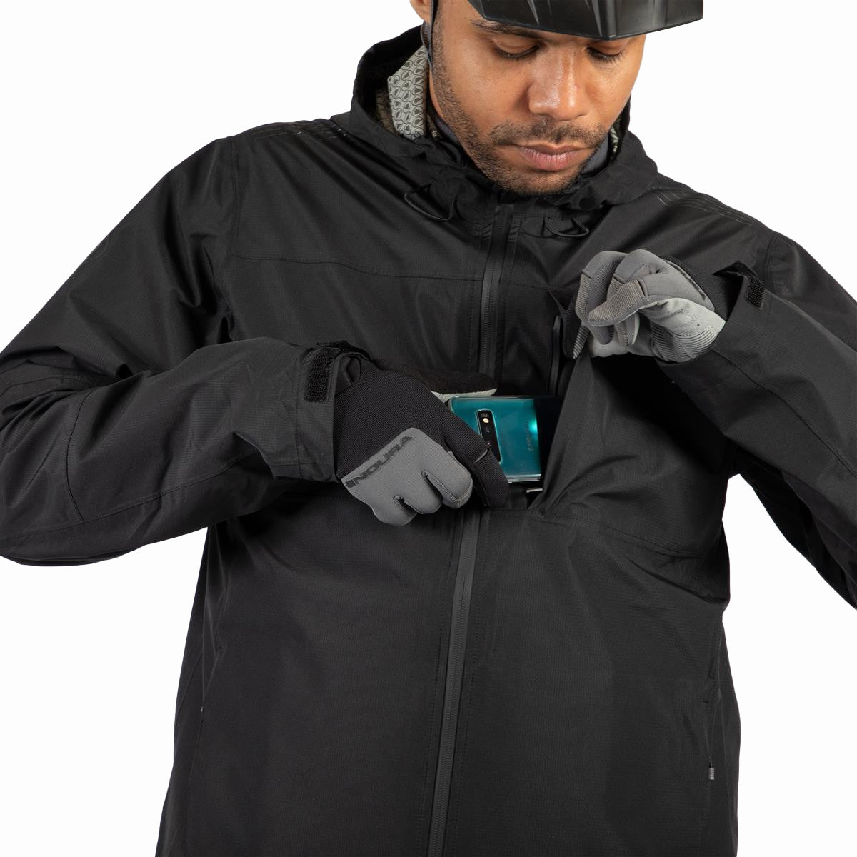 Hummvee 3-in-1 Wasserdichte Jacke - Schwarz