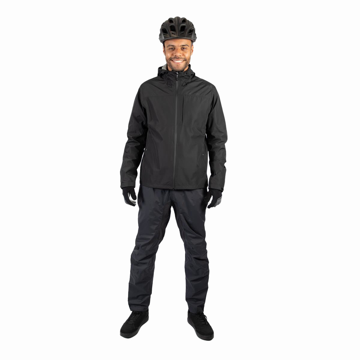 Hummvee 3-in-1 Wasserdichte Jacke - Schwarz