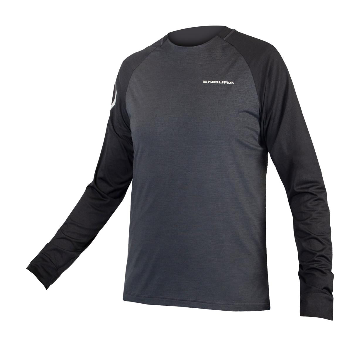 SingleTrack Trikot (langarm) - Zinn-Grau