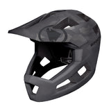 SingleTrack Vollvisierhelm Kinder/Jugend - Camouflage-Grau