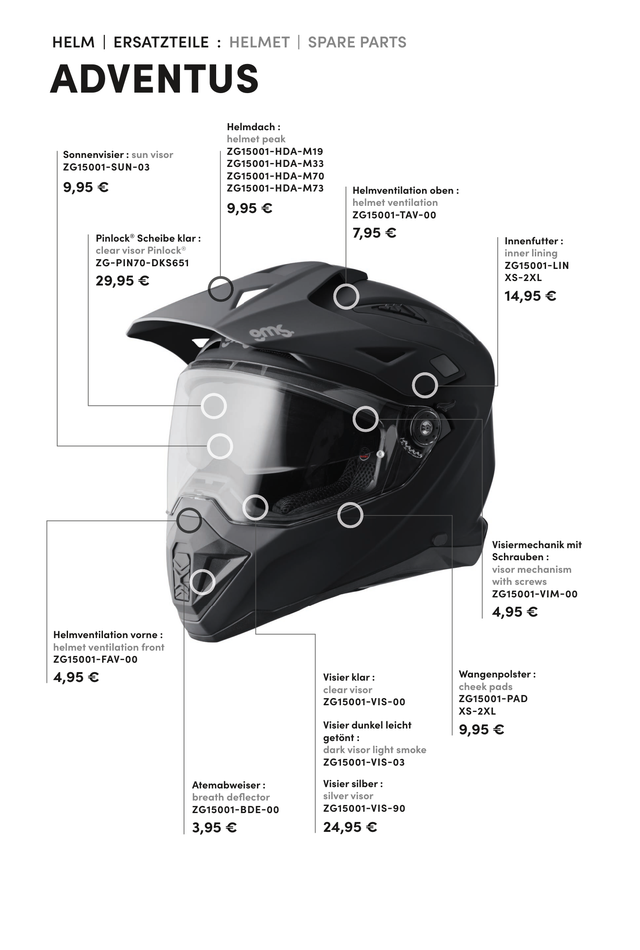 Ventilation Schieber oben Adventus