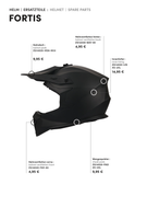 Helmventilation hinten Fortis