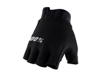 Exceeda Women's Gel Gants à doigts courts - Solid Black