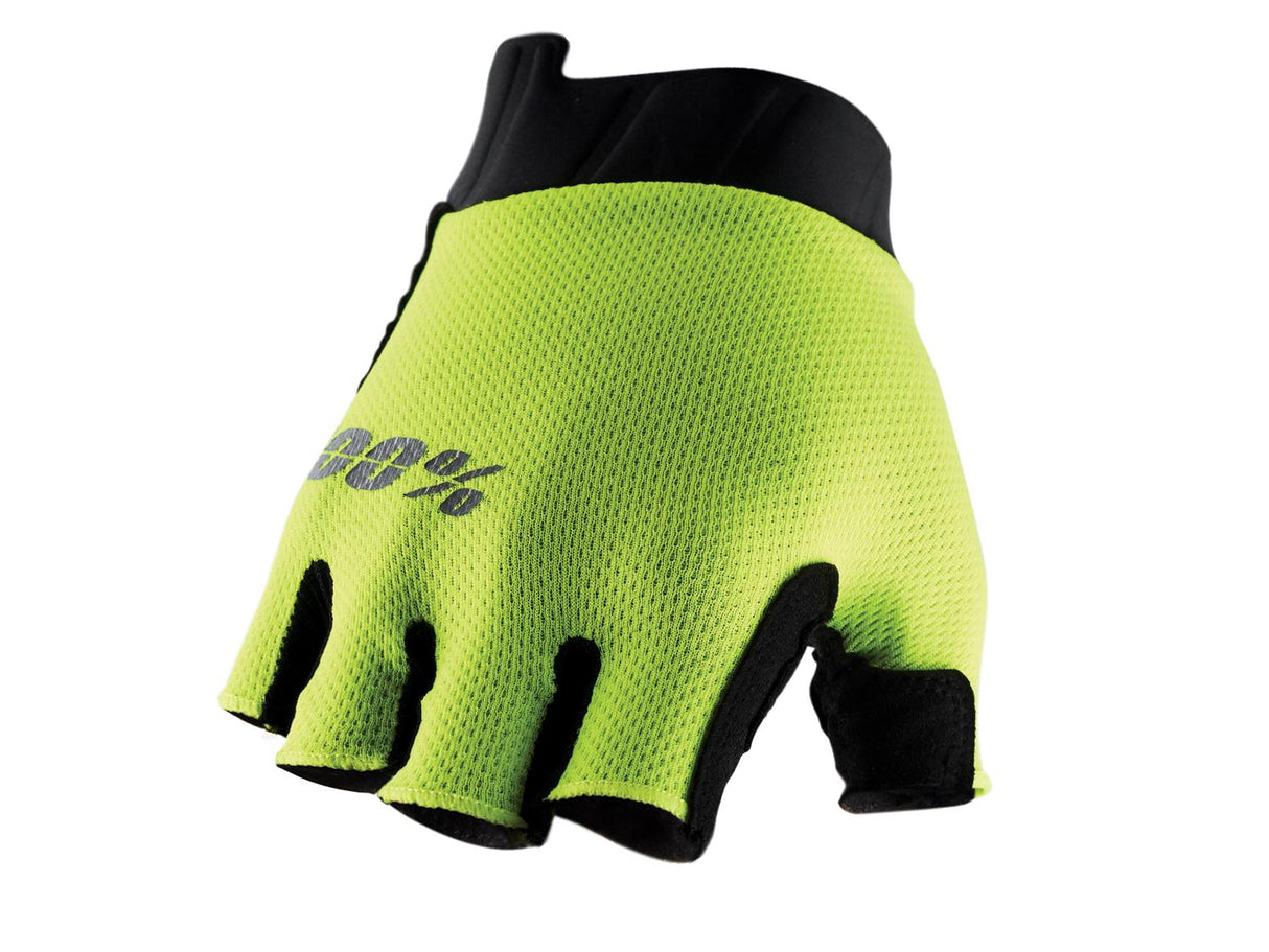Exceeda Women's Gel Kurz-Finger-Handschuhe - fluo yellow