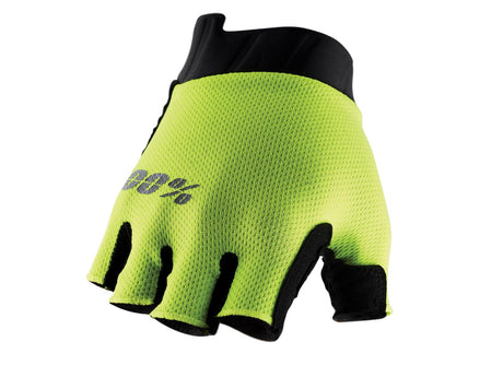 Exceeda Women's Gel Kurz-Finger-Handschuhe - fluo yellow
