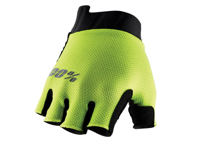 Exceeda Women's Gel Kurz-Finger-Handschuhe - fluo yellow