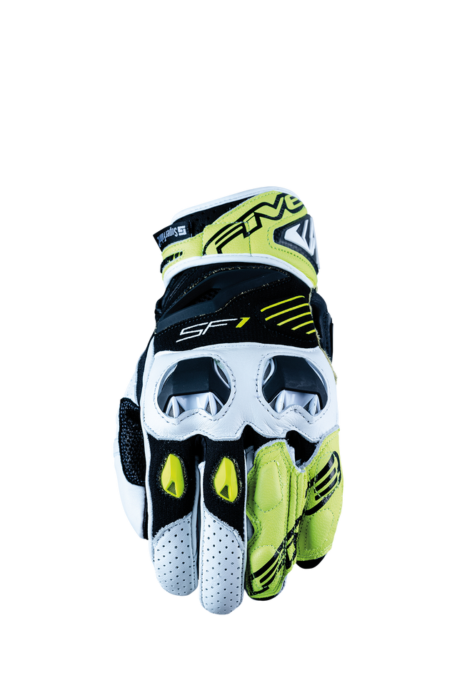 Handschuh SF1 weiss-gelb