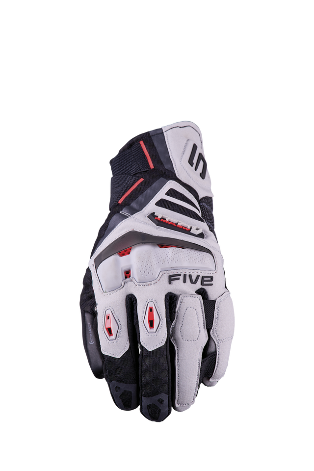 Handschuhe TFX1 Airflow short grau-schwarz-rot