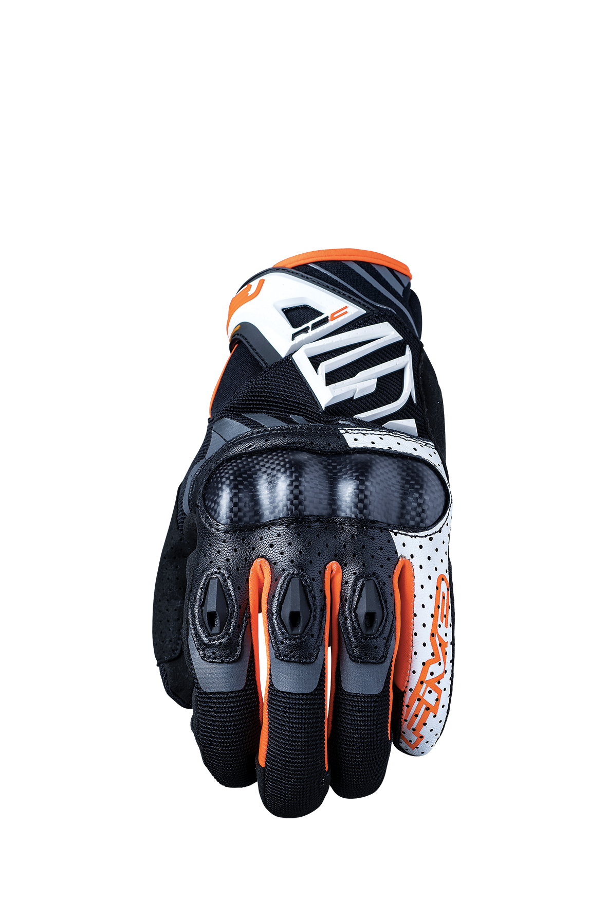 Handschuh RS-C schwarz-weiss-fluo orange 2021