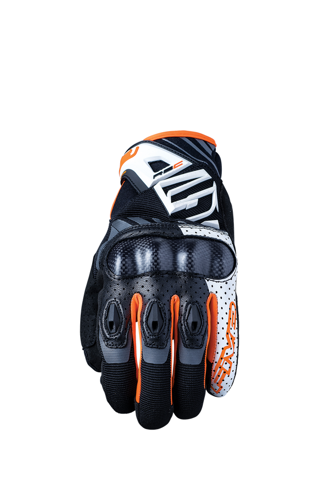 Handschuh RS-C schwarz-weiss-fluo orange 2021
