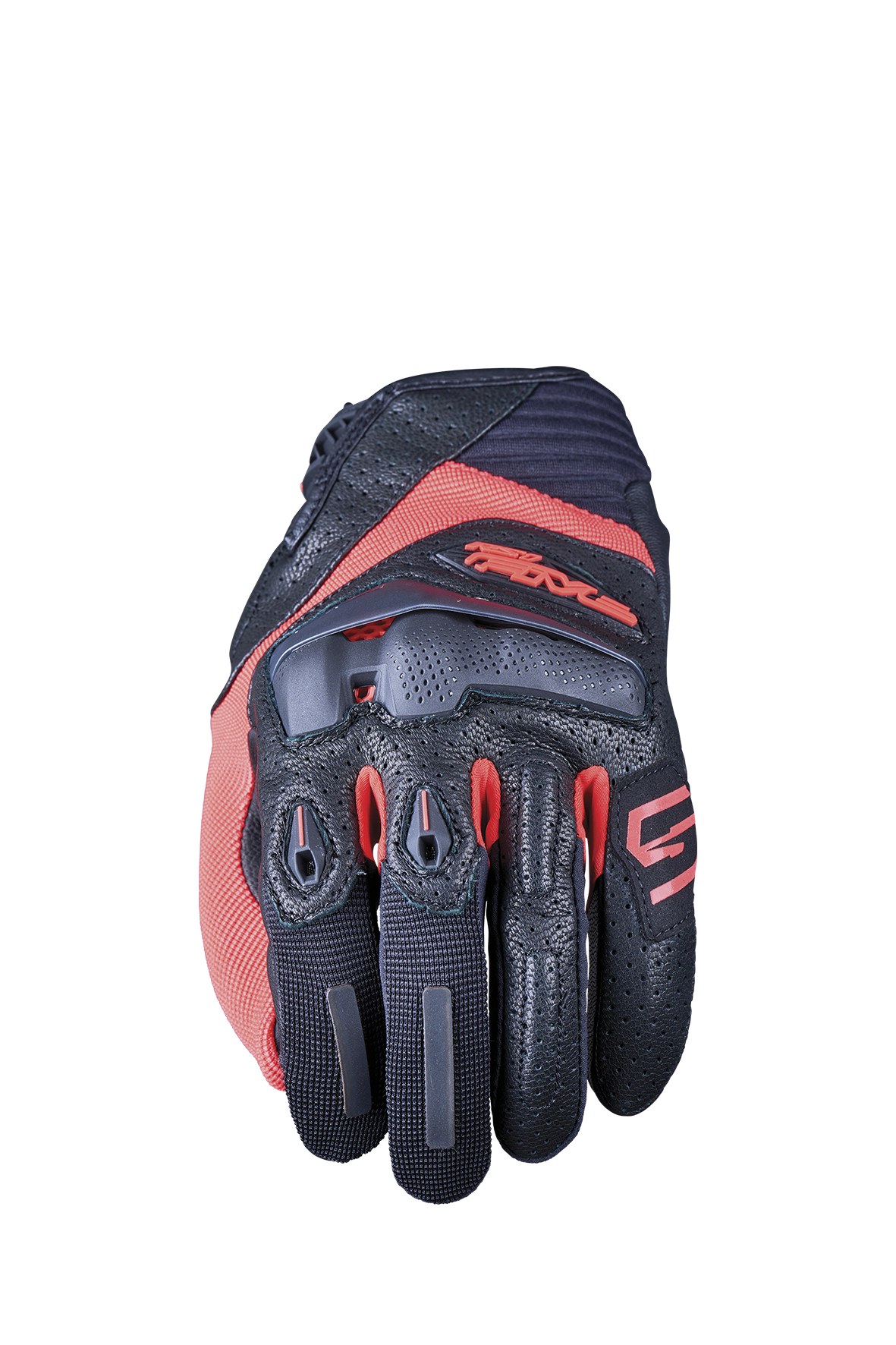 Handschuh RS1 schwarz-fluo rot