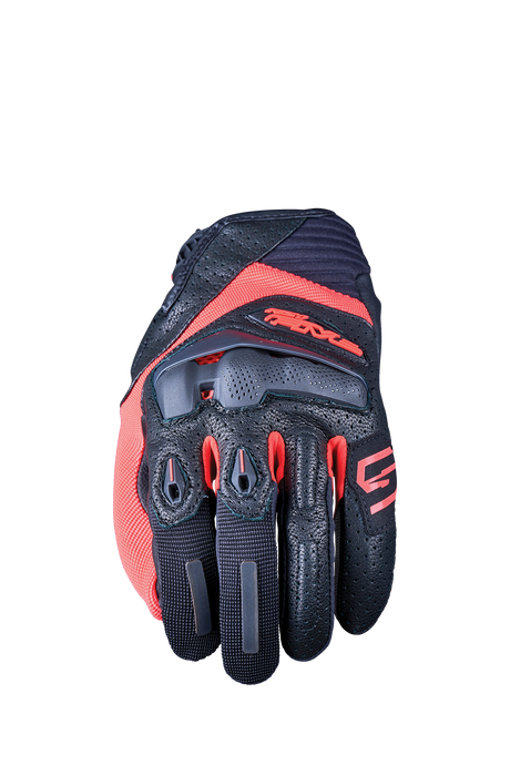 Handschuh RS1 schwarz-fluo rot