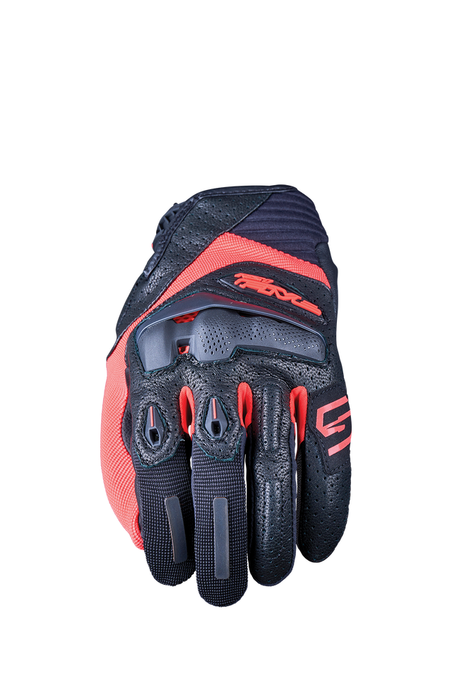 Handschuh RS1 schwarz-fluo rot