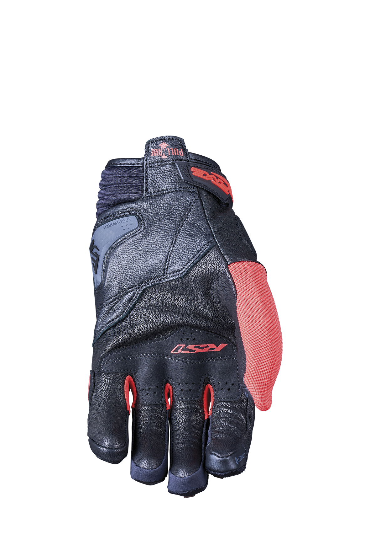 Handschuh RS1 schwarz-fluo rot
