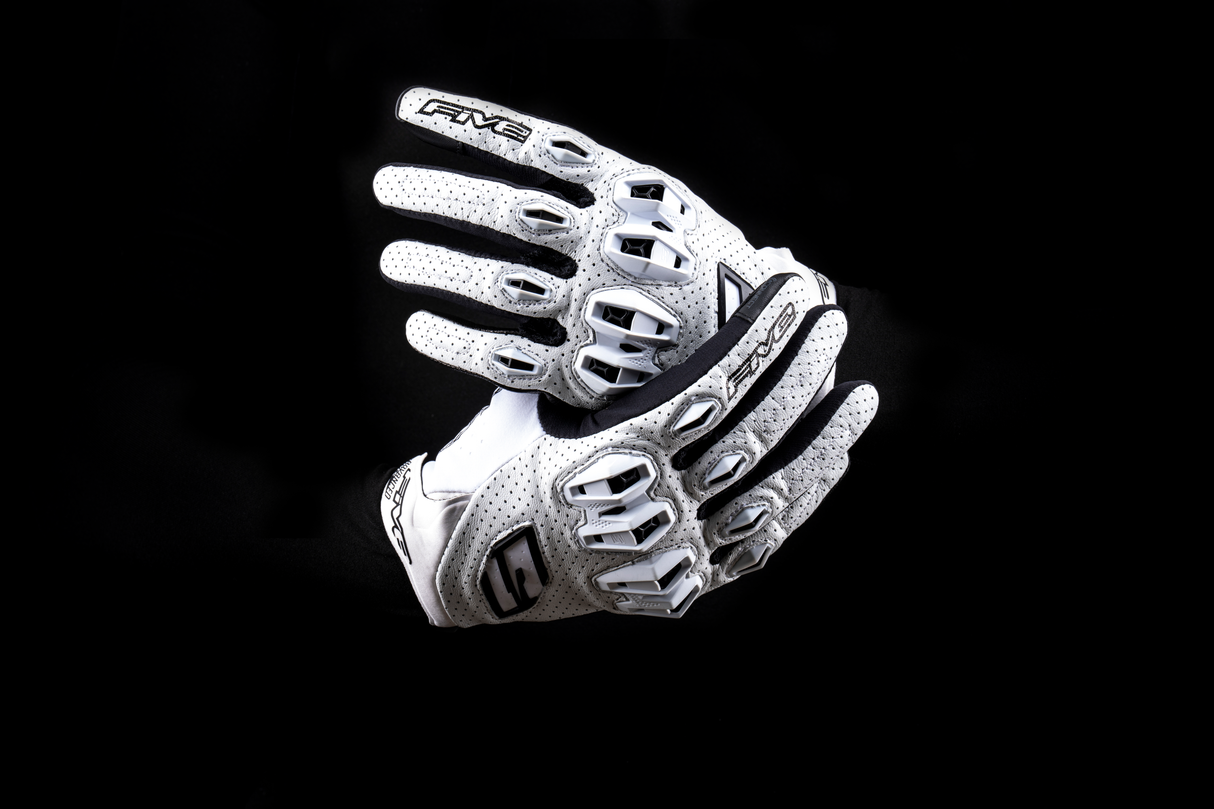 Handschuh Stunt Evo 2 Leder weiss