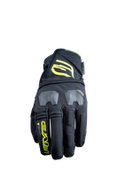 Glove E WP black-yellow fluo