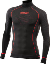 Funktionsshirt-langarm mit Zip Kragen Blazefit TS13W CU schw