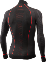 Funktionsshirt-langarm mit Zip Kragen Blazefit TS13W CU schw