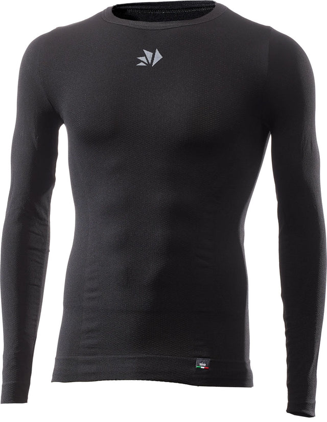 Langarm Funktions Shirt TS2 V2 schwarz (all black)