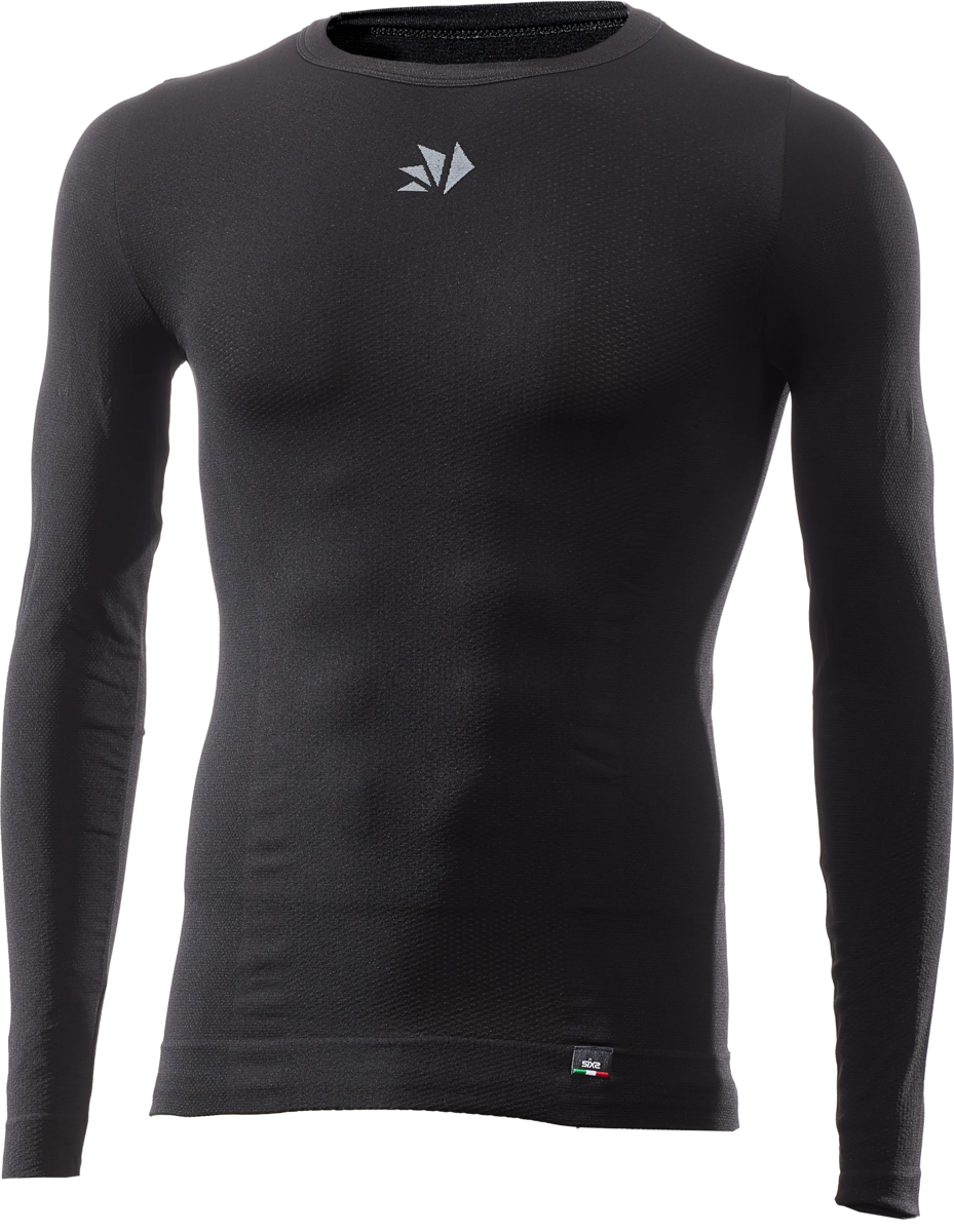 Langarm Funktions Shirt TS2 V2 schwarz (all black)