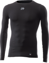 Langarm Funktions Shirt TS2 V2 schwarz (all black)
