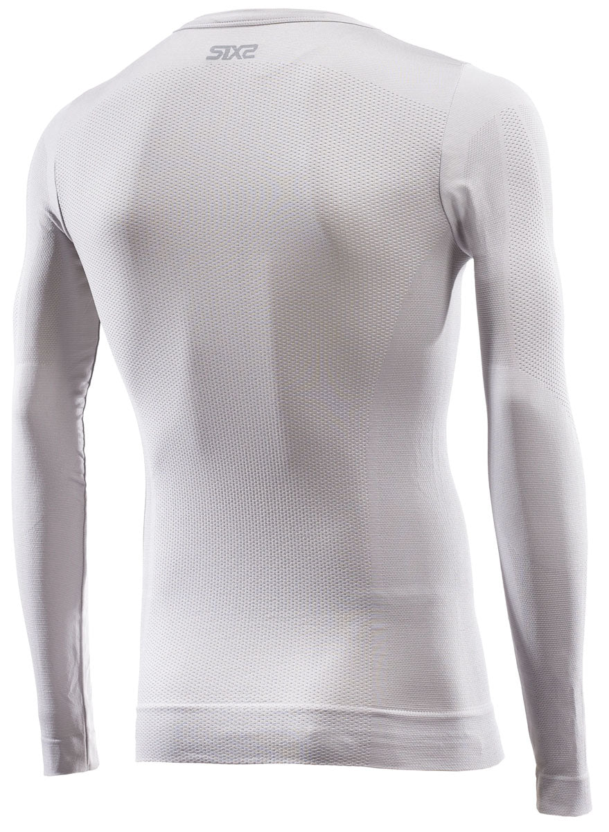 Langarm Funktions Shirt TS2 V2 silber-weiss
