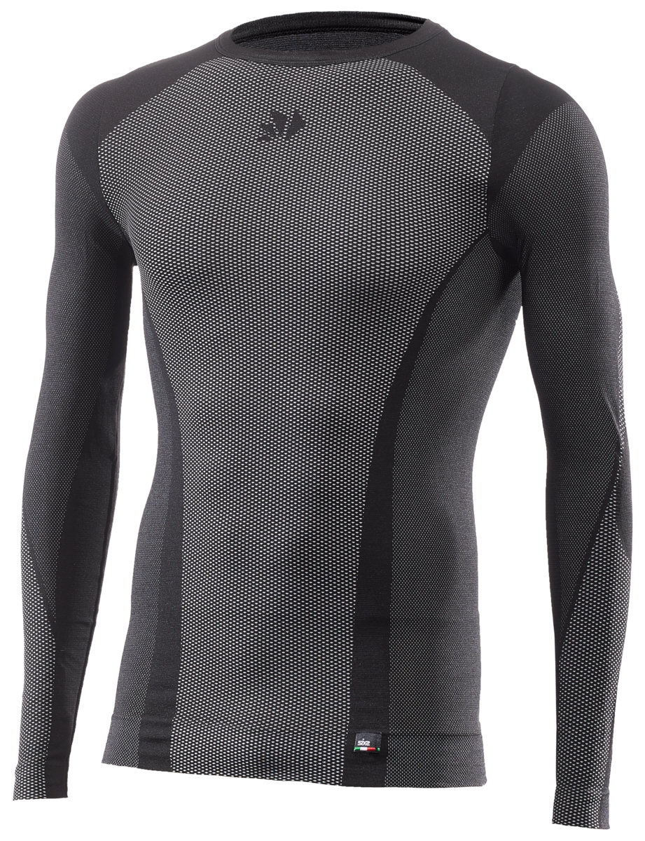 Langarm Funktions Shirt TS2 V2 schwarz-carbon