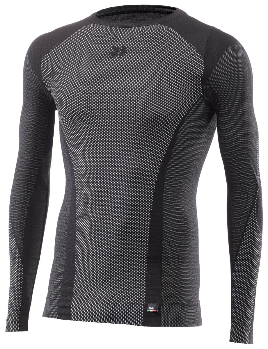 Langarm Funktions Shirt TS2 V2 schwarz-carbon