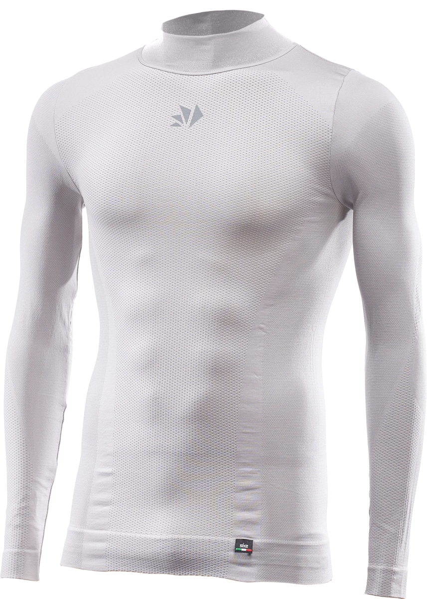 Langarm Funktions Shirt TS3 V2 silber-weiss