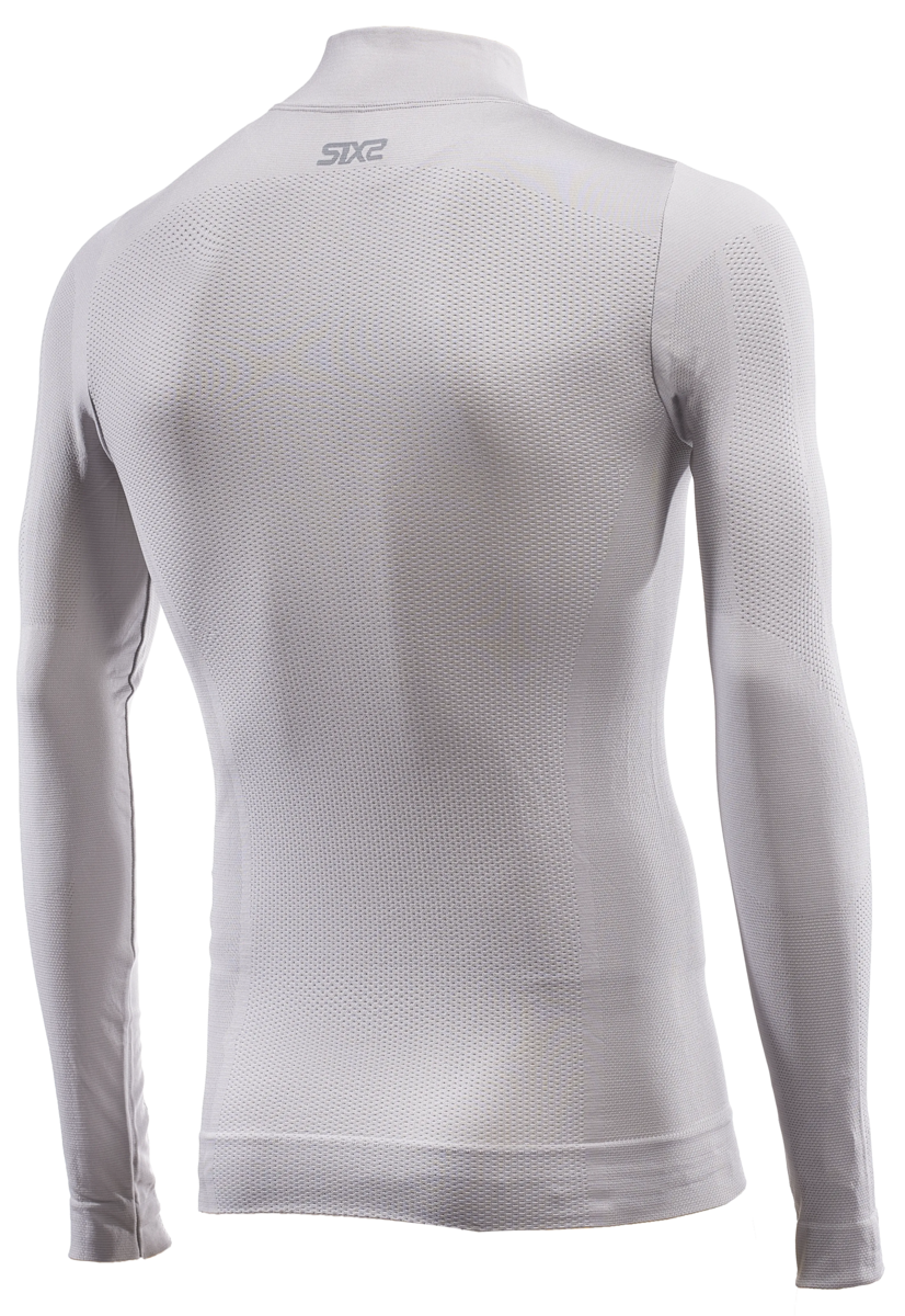 Langarm Funktions Shirt TS3 V2 silber-weiss