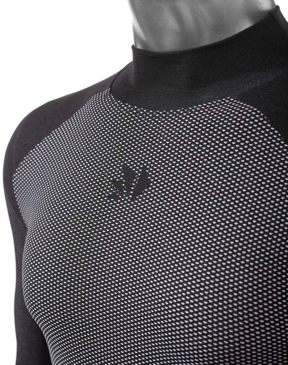 Langarm Funktions Shirt TS3 V2 schwarz-carbon