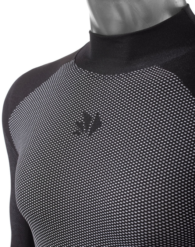 Langarm Funktions Shirt TS3 V2 schwarz-carbon