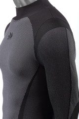 Langarm Funktions Shirt TS3 V2 schwarz-carbon
