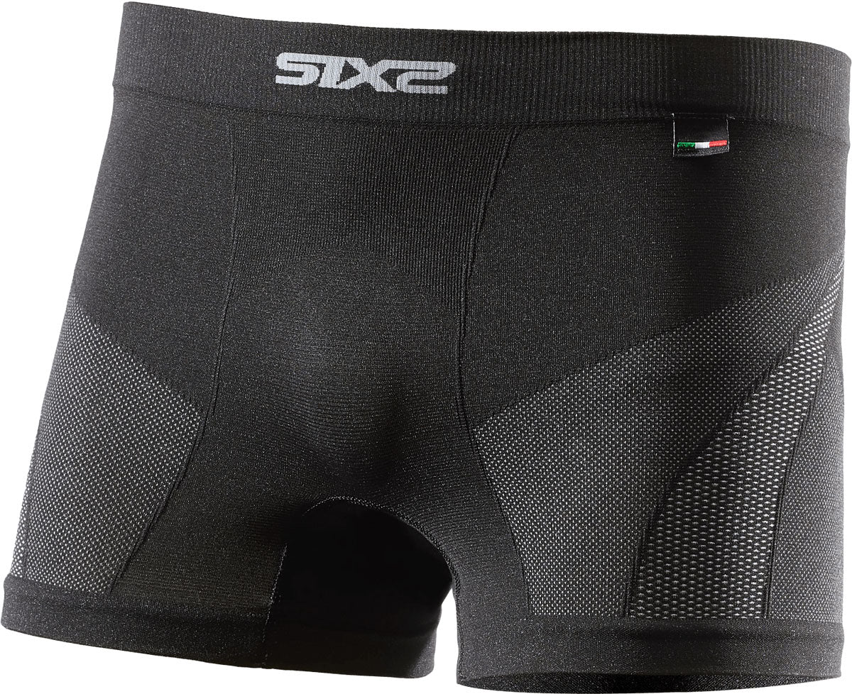 Kurze Funktionshose BOX V2 schwarz-carbon