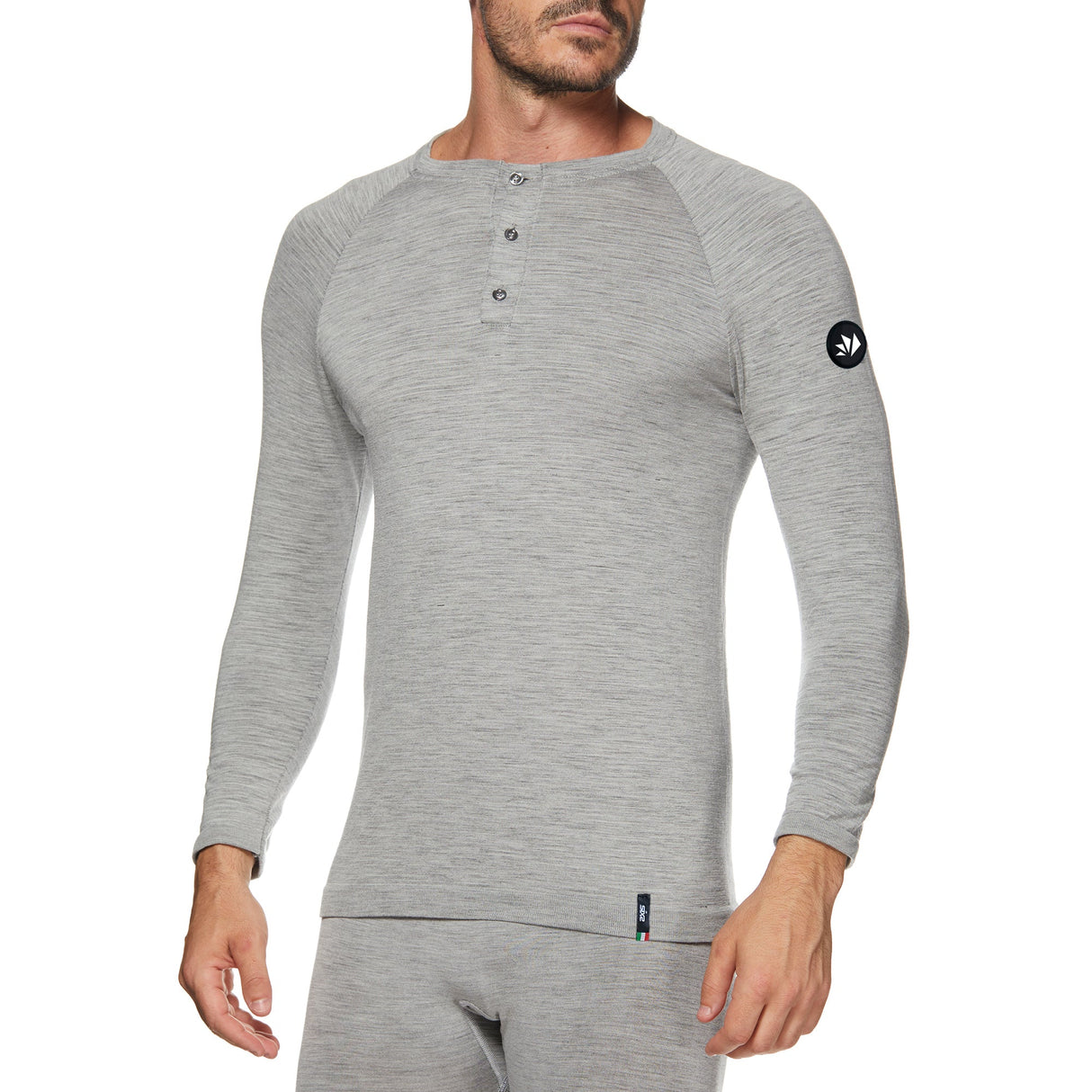 Langarm Merino V-Ausschnitt SERAFINO MERINOS 009