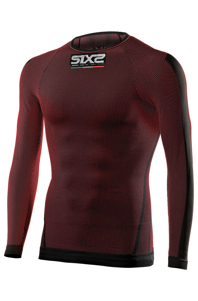 Langarm Funktionsshirt TS2 dunkelrot